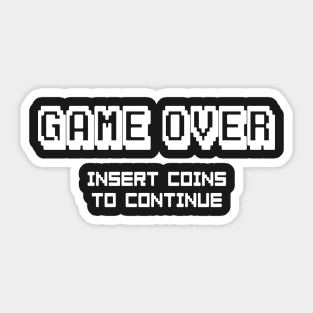 GAMING - GAME OVER Sticker